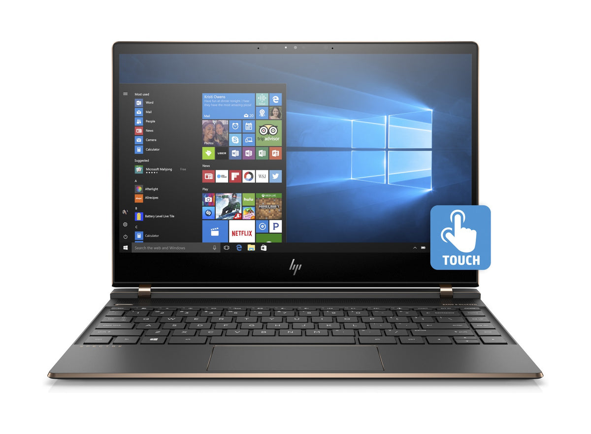 HP Spectre 13.3 1080 Touch Notebook Quad i5-8250U 8GB 256GB SSD W10 D –  The Digital Source LLC
