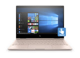 HP Spectre x360 13.3" 1080 Touch Notebook/Tablet i7-8550U 8GB 256GB SSD Pale Rose Gold (Manufacturer refurbished)