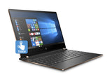 HP Spectre 13.3" 4K UHD Touch Notebook Quad i5-8250U 8GB 256GB SSD W10 Dark Ash Silver (Manufacturer refurbished)