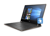 HP Spectre 13.3" 4K UHD Touch Notebook Quad i5-8250U 8GB 512GB SSD W10P Dark Ash Silver (Manufacturer refurbished)