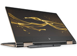 HP Spectre x360 13.3" 4K UHD Touch Notebook/Tablet i7-8550U 8GB 512GB SSD Dark Ash Silver (Manufacturer refurbished)