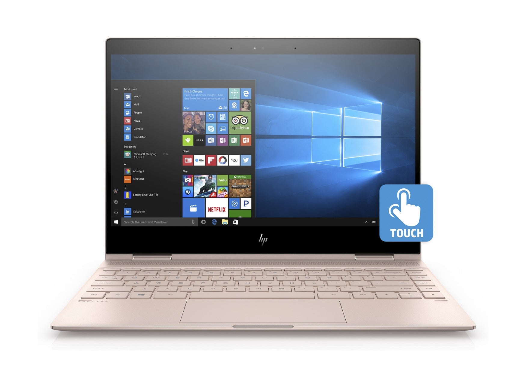 HP Spectre x360 13-ae071TU ペールローズゴールド 中古】HP Spectre x360 13-ae071TU 3AV01PA-AAAA ペールローズ