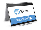 HP Spectre x360 13.3" 4K UHD Touch Notebook/Tablet i7-8550U 8GB 512GB SSD Natural Silver (Manufacturer refurbished)